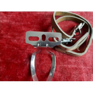 Cales Pieds CHRISTOPHE STC en Aluminium vélo de COURSE ancien vélo Eroica CAP2