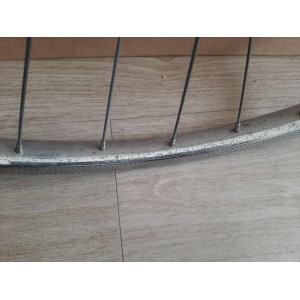 Ruota anteriore RIGIDA 700c bici da turismo - raggi e nipples