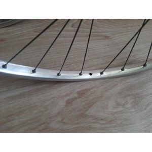 Roue arrière SUPER CHAMPION 650B randonneuse NORMANDY 1977