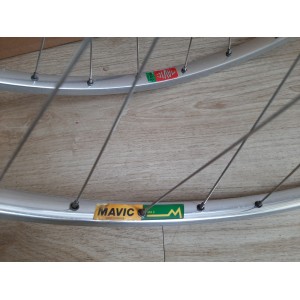Campagnolo Record rear hub on Mavic MA2 700C clincher wheel