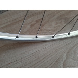 Mavic MA2 700C clincher wheelset rear wheel full view