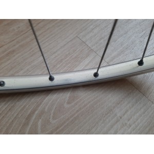 Detalhe do aro Mavic MA2 622mm clincher alumínio francês