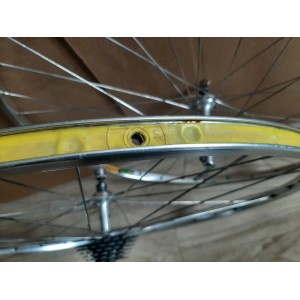 Mavic MA2 700C clincher wheelset full pair left angle