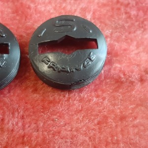 22mm bottom bracket dust cap in plastic for vintage bicycle cranksets