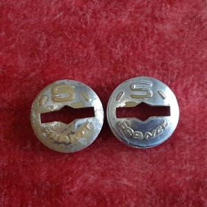 Cache poussière de pédalier STRONGLIGHT SOLIDA 22 mm, vue de face