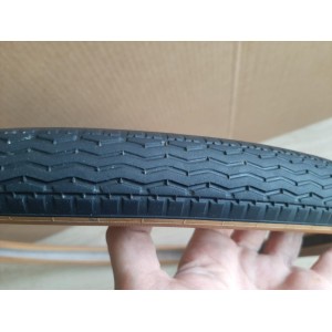 Michelin SEMI CONFORT 650x44B used tyre tread view French vintage bicycle