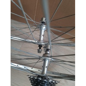 Rear 126mm spacing SHIMANO 105 Gold Arrow hub MAVIC MA2 wheel