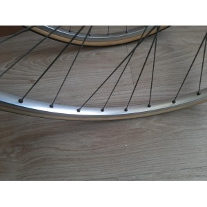 SHIMANO 105 Gold Arrow hub flange MAVIC MA2 700c wheel