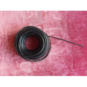 Gaine noire 5,3 mm x 1 m pour câble de frein ou de vitesse de vélo et cyclomoteur