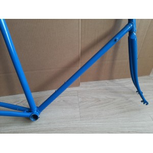 Cuadro de bicicleta vintage 2780g 56x54cm 126.3mm BFFF, VITUS?? abollado D4