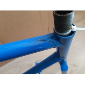 Cuadro de bicicleta vintage 2780g 56x54cm 126.3mm BFFF, VITUS?? abollado D4