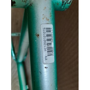 Cadre velo VTT PEUGEOT TAHITI 20" 3050g 35×43.5cm 126mm BC 1.37-25.4