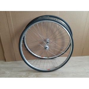 2 SUPER CHAMPION MIXTE 700c Wheels Mavic 510 Hubs Vintage Bike Eroica RO23