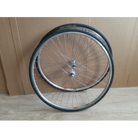 2 SUPER CHAMPION MIXTE 700c Wheels Mavic 510 Hubs Vintage Bike Eroica RO23