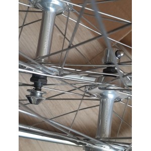 2 SUPER CHAMPION MIXTE 700c Wheels Mavic 510 Hubs Vintage Bike Eroica RO23