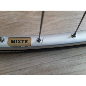 2 SUPER CHAMPION MIXTE 700c Wheels Mavic 510 Hubs Vintage Bike Eroica RO23