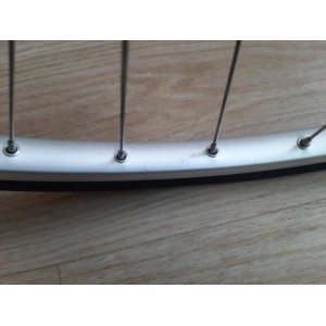 2 SUPER CHAMPION MIXTE 700c Wheels Mavic 510 Hubs Vintage Bike Eroica RO23