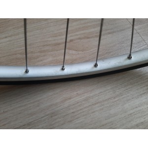 2 SUPER CHAMPION MIXTE 700c Wheels Mavic 510 Hubs Vintage Bike Eroica RO23