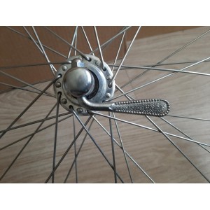 Roue arrière WOLBER GTX 2 700c SACHS MAILLARD ancien vélo 122mm Eroica RO18