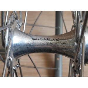 Roue arrière WOLBER GTX 2 700c SACHS MAILLARD ancien vélo 122mm Eroica RO18