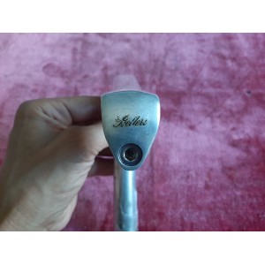 BF Belleri 90mm reach quill stem, vintage French bicycle cockpit part