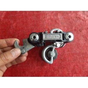 SIMPLEX rear derailleur body detail, used vintage bike part