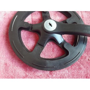 Pedalier vélo mono plateau 44 dents 170mm 9/16 PD10