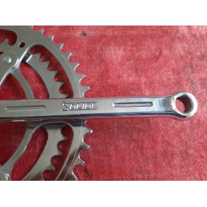 SOLIDA double chainset 170mm arms 40-50T rear view