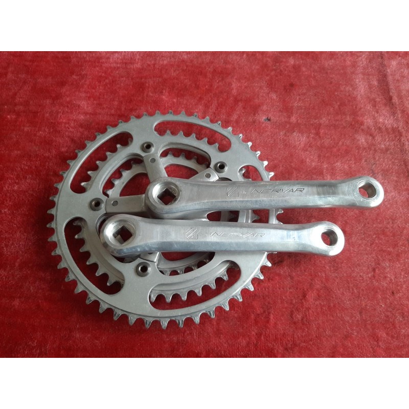 NERVAR vintage triple chainset 32-42-52 170mm French thread 14x1.25 PD6