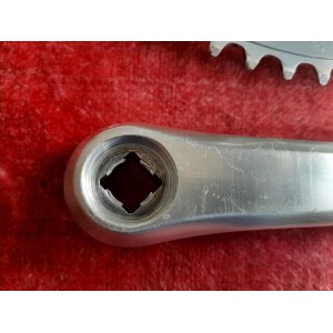 SHIMANO 600 FC-6207 Kurbelarm mit 14x1.25 Pedalgewinde