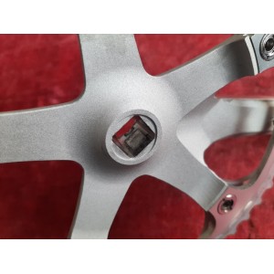 Pédalier SHIMANO 600 FC-6207 double 42-52 170 14×1.25 ancien vélo PD12