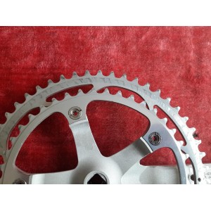 Pédalier SHIMANO 600 FC-6207 double 42-52 170 14×1.25 ancien vélo PD12
