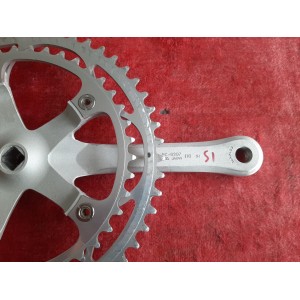 Pédalier SHIMANO 600 FC-6207 double 42-52 170 14×1.25 ancien vélo PD12