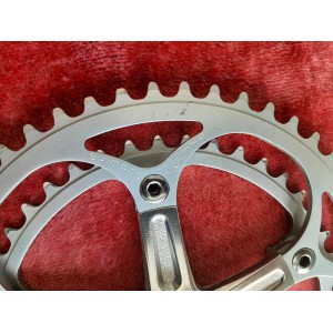 Pédalier SHIMANO ARABESQUE 600 EX double 42-52 170 14×1.25 ancien vélo PD13