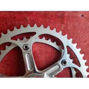 Pédalier SHIMANO ARABESQUE 600 EX double 42-52 170 14×1.25 ancien vélo PD13