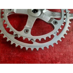 Pédalier SHIMANO ARABESQUE 600 EX double 42-52 170 14×1.25 ancien vélo PD13