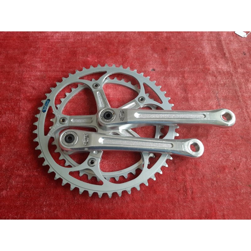 Pédalier SHIMANO ARABESQUE 600 EX double 42-52 170 14×1.25 ancien vélo PD14