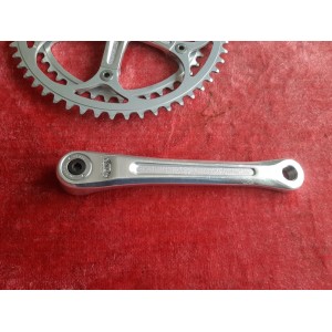 Pédalier SHIMANO ARABESQUE 600 EX double 42-52 170 14×1.25 ancien vélo PD14