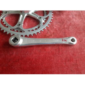 Pédalier SHIMANO ARABESQUE 600 EX double 42-52 170 14×1.25 ancien vélo PD14