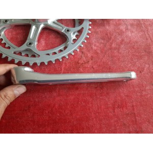 Pédalier SHIMANO ARABESQUE 600 EX double 42-52 170 14×1.25 ancien vélo PD14