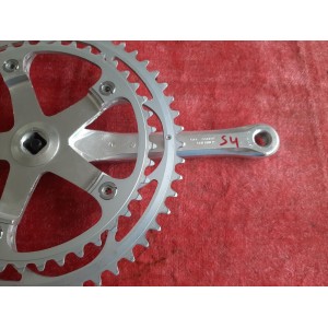 Pédalier SHIMANO ARABESQUE 600 EX double 42-52 170 14×1.25 ancien vélo PD14