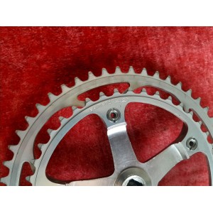Pédalier SHIMANO ARABESQUE 600 EX double 42-52 170 14×1.25 ancien vélo PD14