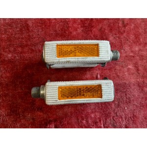 Pedais WECO NOS anos 1970 com sinais de oxidação