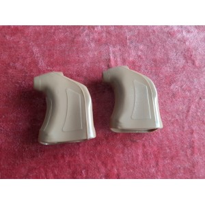 Repose-main plastique marron pour cocotte de levier de frein vintage, vue détaillée