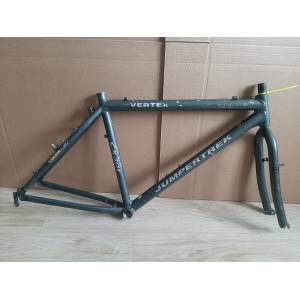 Cadre velo VTT JUMPERTREK ALUMINIUM 3305g 48*58cm 132mm Bix28.6mm