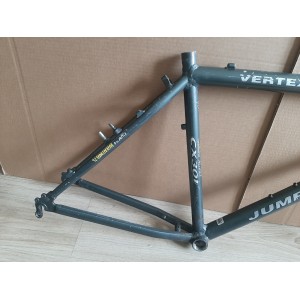 Cadre velo VTT JUMPERTREK ALUMINIUM 3305g 48*58cm 132mm Bix28.6mm