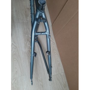 Cadre velo VTT JUMPERTREK ALUMINIUM 3305g 48*58cm 132mm Bix28.6mm