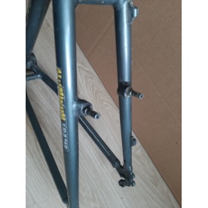 Cadre velo VTT JUMPERTREK ALUMINIUM 3305g 48*58cm 132mm Bix28.6mm