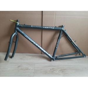 Cadre velo VTT JUMPERTREK ALUMINIUM 3305g 48*58cm 132mm Bix28.6mm