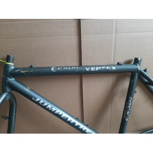 Cadre velo VTT JUMPERTREK ALUMINIUM 3305g 48*58cm 132mm Bix28.6mm